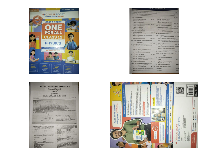Oswal One for all Physics class 12th