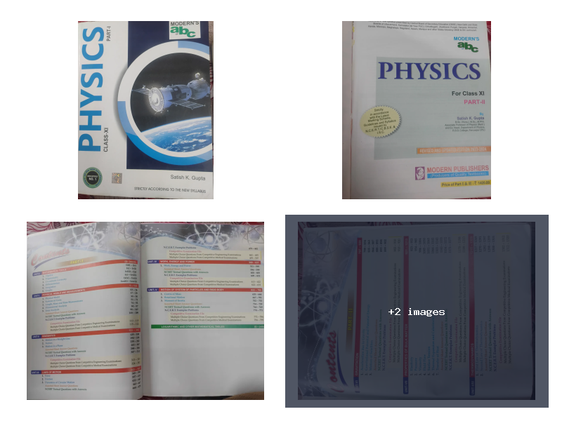 Class 11 Physics by Satish K. Gupta part 1 and part 2