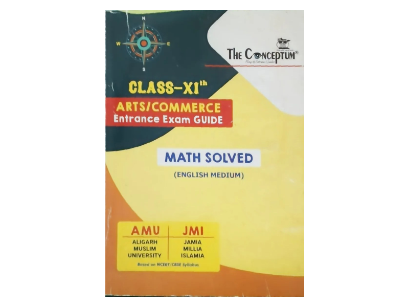 The Conceptum Class 11 Arts/Commerce entrance guide For AMU/JMI