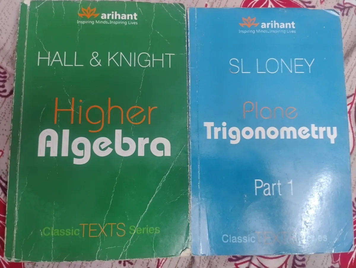 Arihant higher algebra and plane trignometry