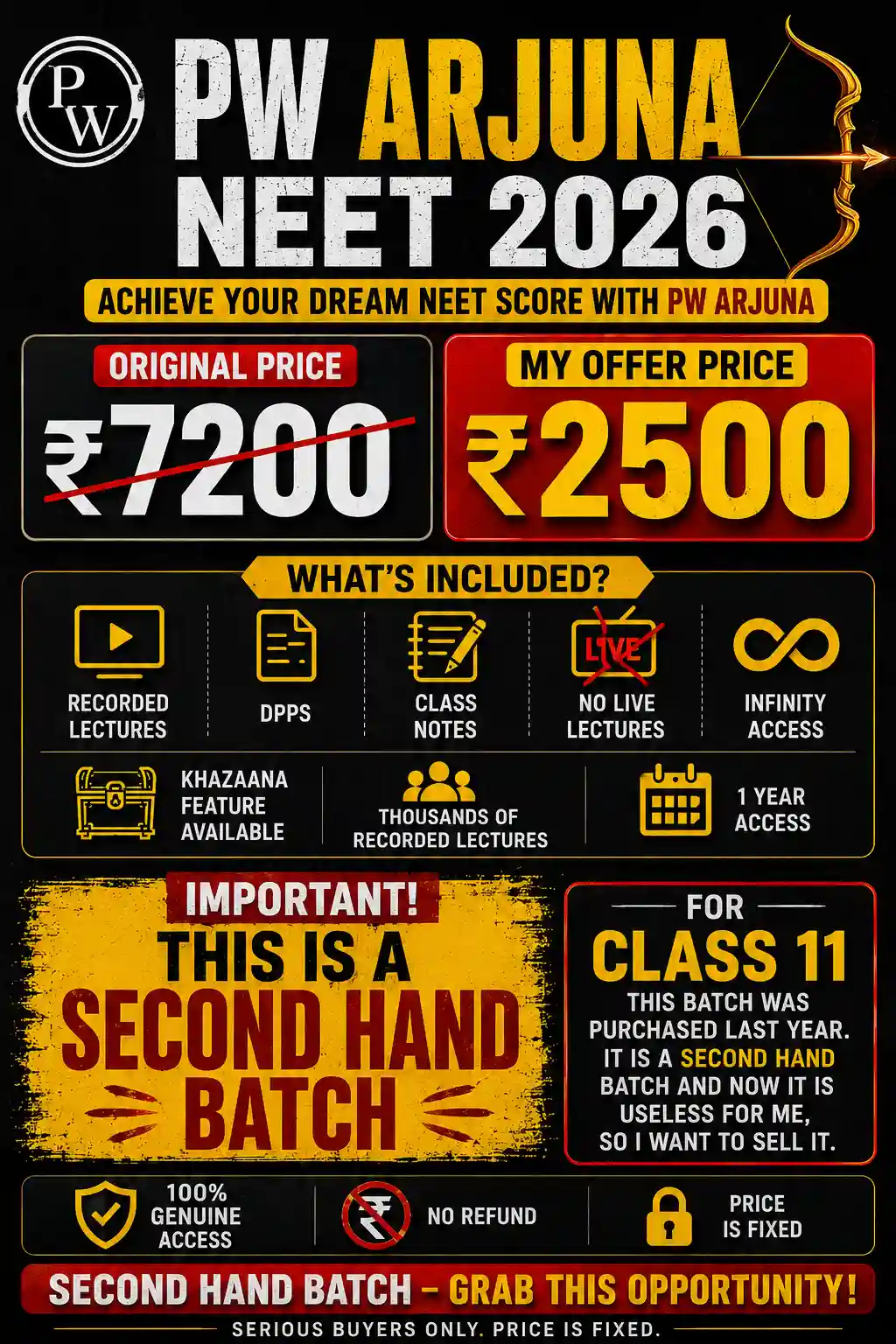Pw Batch Class 11 Neet