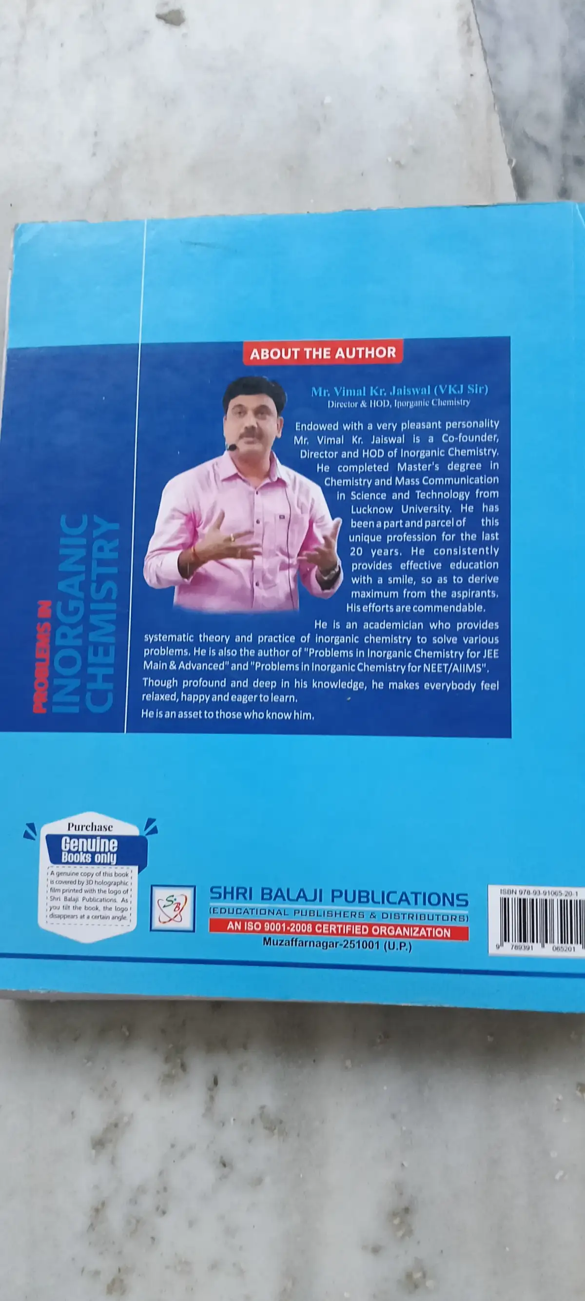 INORGANIC CHEMISTRY FOR NEET BY __ V.K. JAISWAL
